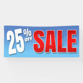 FAHNE 25% WEG VOM VERKAUF BANNER