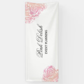 Fahne 311 Le Pink Fleur Banner (Vertikal)