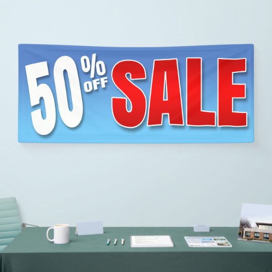 FAHNE 50% WEG VOM VERKAUF - 2,5' x6 Banner (Messe)