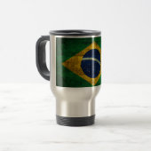 Fahne Altes Holz Brasilien Reisebecher (Vorderseite Links)