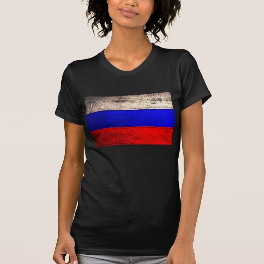 Fahne "Altes Holz - Russland"; T-Shirt (Vorderseite)