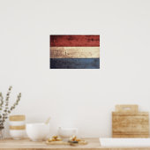 Fahne Altholzhütten Poster (Küche)