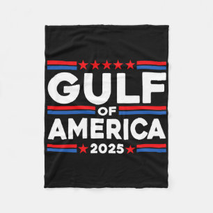 Fahne am Golf von USA Fleecedecke