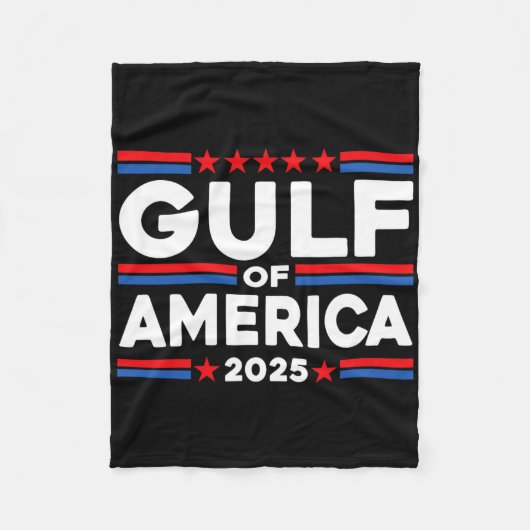 Fahne am Golf von USA Fleecedecke (Vorderseite)