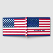 Fahne Amerika - Reisen Gästebuch (Voll)