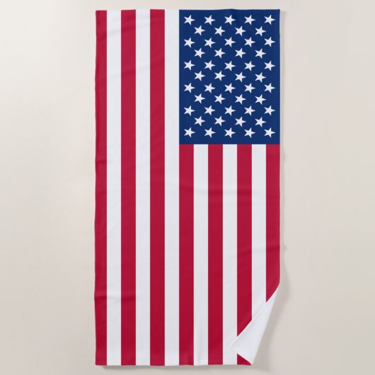 Fahne Amerika - Reisen Strandtuch (Vorderseite)