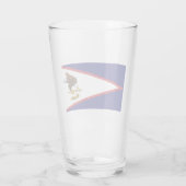 Fahne Amerikanisch-Samoas Glas (Rückseite)