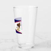 Fahne Amerikanisch-Samoas Glas (Links)