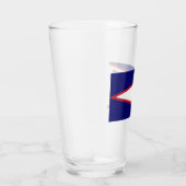 Fahne Amerikanisch-Samoas Glas (Rechts)