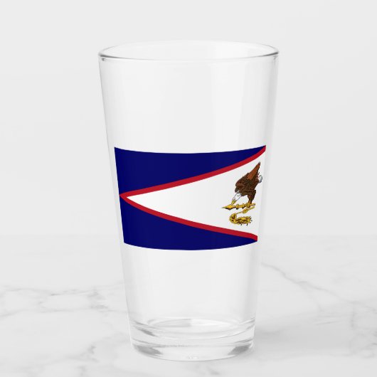 Fahne Amerikanisch-Samoas Glas (Vorderseite)