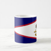 Fahne Amerikanisch-Samoas Kaffeetasse (Mittel)