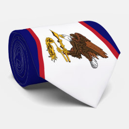 Fahne Amerikanisch-Samoas Krawatte