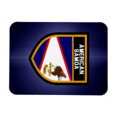 Fahne Amerikanisch-Samoas Magnet (Horizontal)