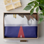 Fahne Amerikanisch-Samoas Seidenpapier (Geschenk)