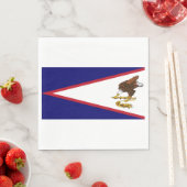 Fahne Amerikanisch-Samoas Serviette (Beispiel)