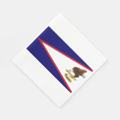 Fahne Amerikanisch-Samoas Serviette (Ecke)