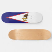 Fahne Amerikanisch-Samoas Skateboard (Horizontal)