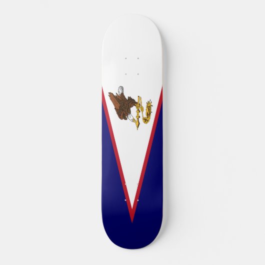 Fahne Amerikanisch-Samoas Skateboard (Vorderseite)