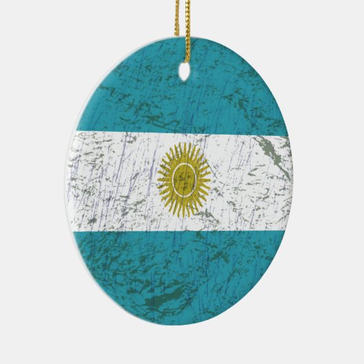 Fahne Argentiniens Keramik Ornament (Rechts)