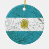 Fahne Argentiniens Keramik Ornament (Vorne)