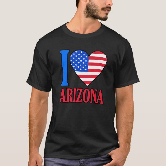 Fahne Arizona T-Shirt (Vorderseite)