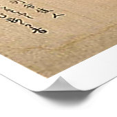 Fahne auf der Bildschirmsperre Poster (Ecke)