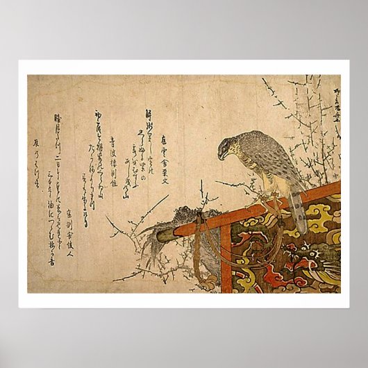 Fahne auf der Bildschirmsperre Poster (Vorne)