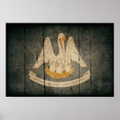 Fahne aus geraubtem Holz Poster (Vorne)