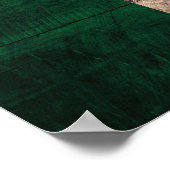 Fahne aus Holz und Mexiko Poster (Ecke)