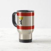 Fahne Berlin Travel Mug Reisebecher (Vorderseite Links)