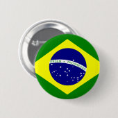 Fahne Brasiliens Button (Vorne & Hinten)