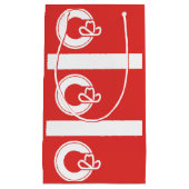 Fahne Calgary, Alberta Kleine Geschenktasche Geschenktüte (Vorderseite)