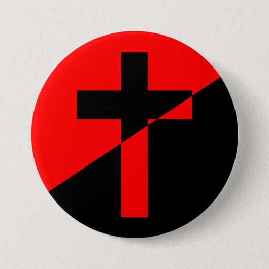 Fahne christlicher Sozialismus & Anarchismus (Befr Button (Vorderseite)