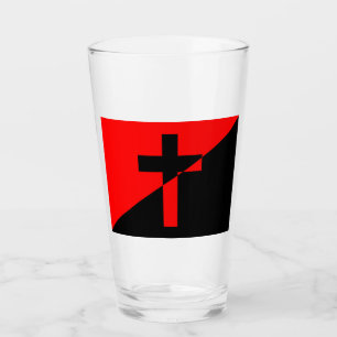 Fahne christlicher Sozialismus & Anarchismus (Befr Glas