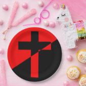 Fahne christlicher Sozialismus & Anarchismus (Befr Pappteller (Party)