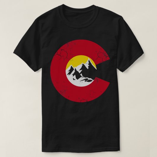 Fahne Colorado T-Shirt (Design vorne)