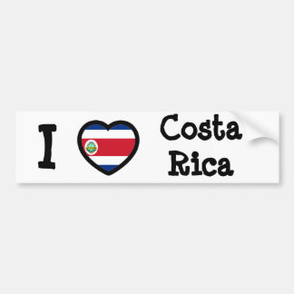 Fahne Costa Rica Autoaufkleber