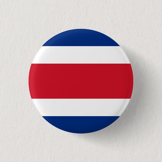 Fahne Costa Rica Button (Vorderseite)