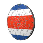 Fahne Costa Rica Dartscheibe (Vorderseite rechts)