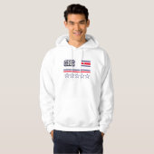 Fahne Costa Rica Hoodie (Vorne ganz)