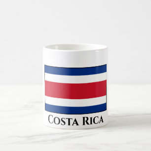 Fahne Costa Rica Kaffeetasse