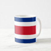 Fahne Costa Rica Kaffeetasse (VorderseiteRechts)