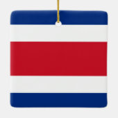 Fahne Costa Rica Keramikornament (Rückseite)