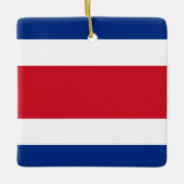 Fahne Costa Rica Keramikornament (Vorderseite)