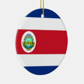 Fahne Costa Rica Keramikornament (Rechts)