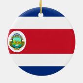 Fahne Costa Rica Keramikornament (Hinten)