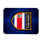 Fahne Costa Rica Magnet (Horizontal)