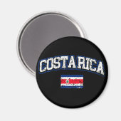 Fahne Costa Rica Magnet (Vorderseite/Rückseite)
