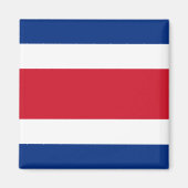 Fahne Costa Rica Magnet (Vorne)