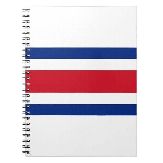 Fahne Costa Rica Notizblock (Vorderseite)